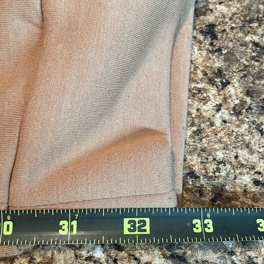 WHITETAG Mens Large Tan Jogger Sweatpants Casual‎ Activewear Zip Pockets